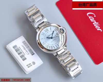 TW Factory Cartier NH05 Movement Sapphire Fisheye Glass Light Blue Dial 33MM Watch cartier water resistant swiss made 2301 cc708177